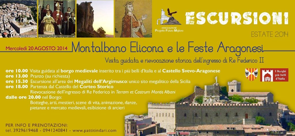 Escursione feste aragonesi a Montalbano Elicona