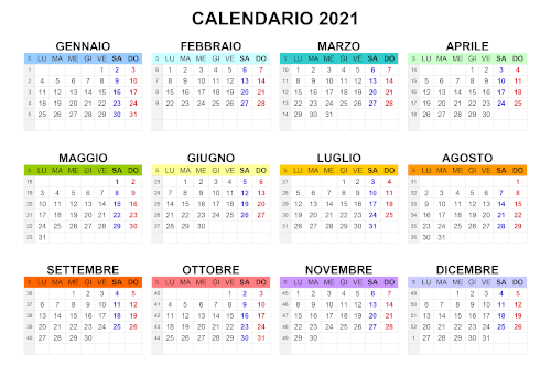 calendario 2021